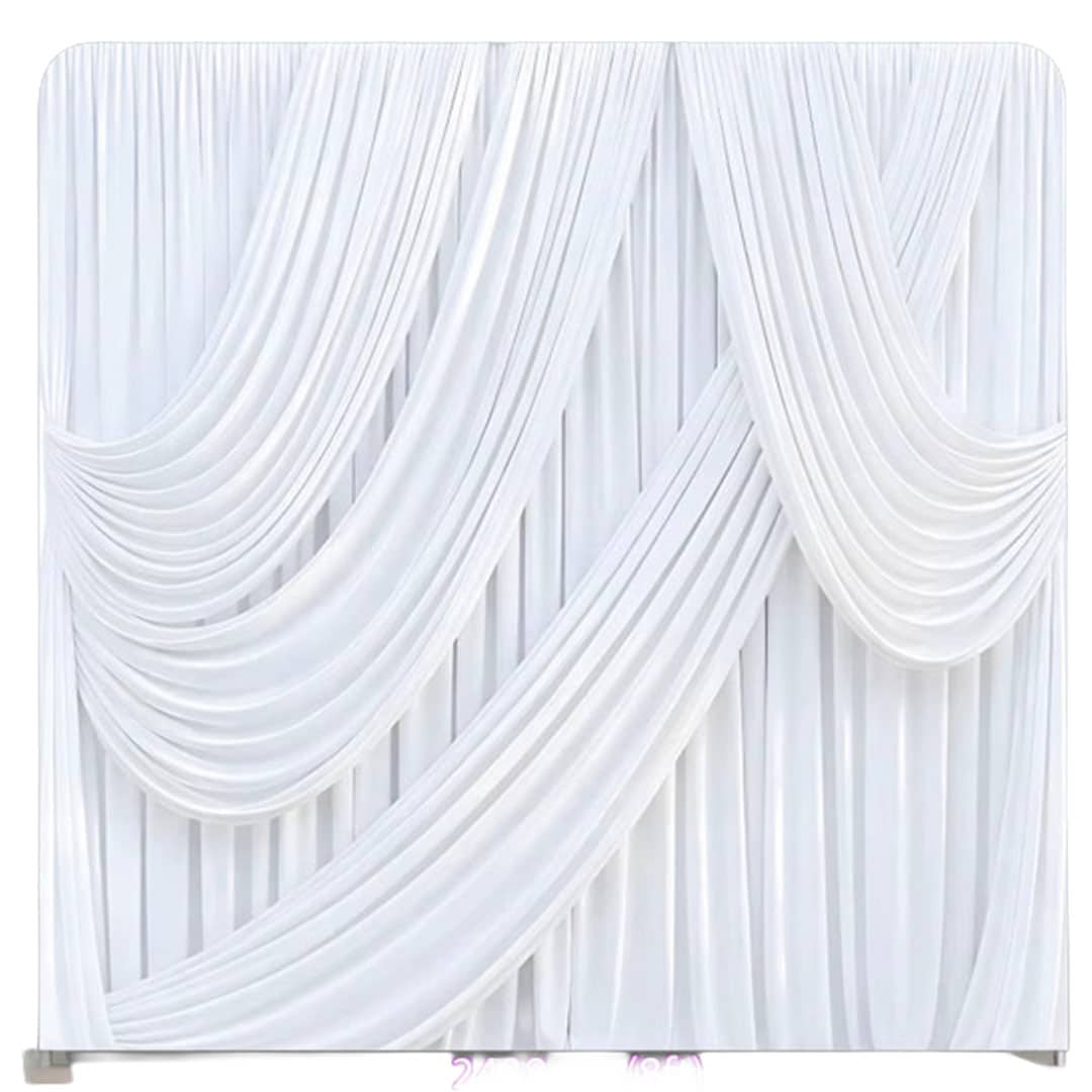 image representing the white draping background 2 for rent
