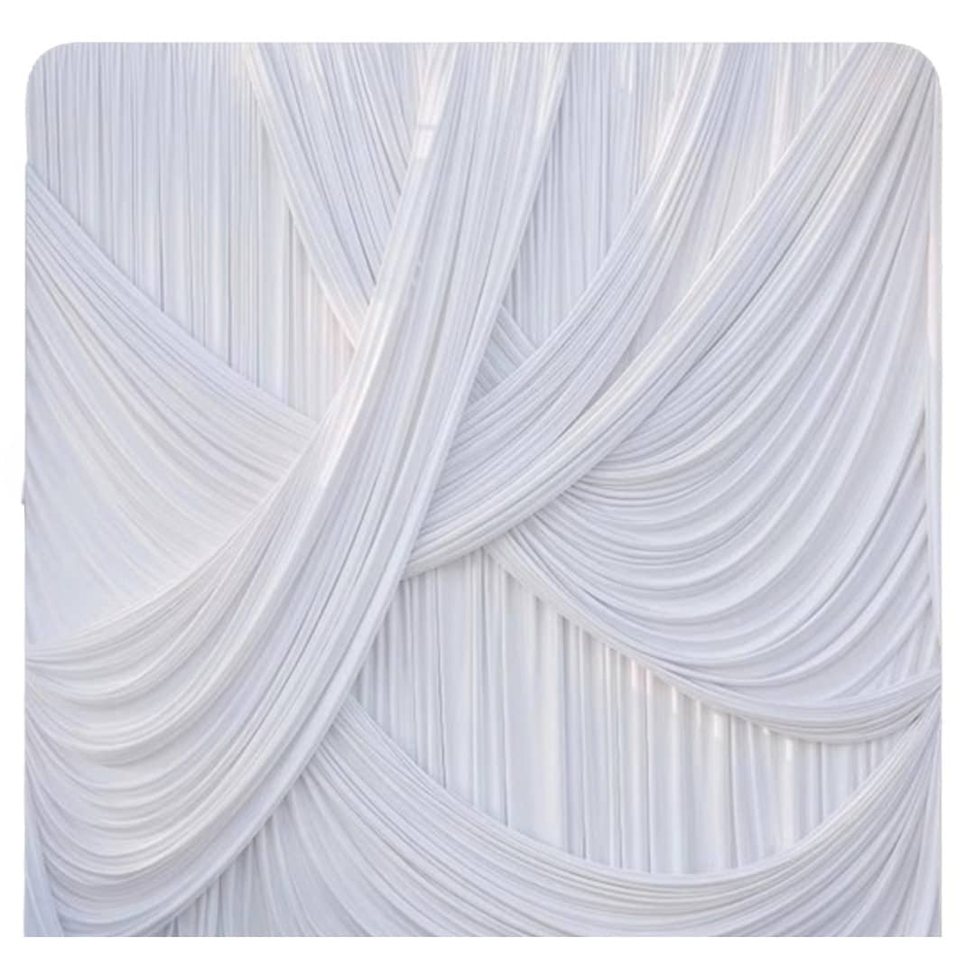 image representing the white draping background 3 for rent